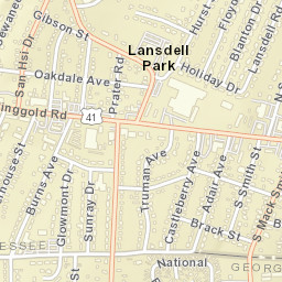 Lansdell Park Tennessee Street Map