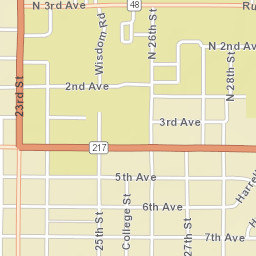 198 23rd St, Canyon, TX 79015 Street Map