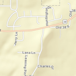 Leaning Pines Arkansas Street Map