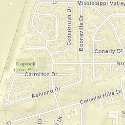 8042-8050 Weatherly Cove Southaven MS Street Map