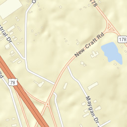 Craft Road & U.S. 78, Olive Branch, MS Street Map