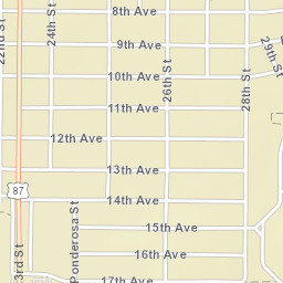 2411 12th Ave, Canyon, TX 79015 Street Map