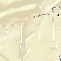 West Aplin Arkansas Street Map