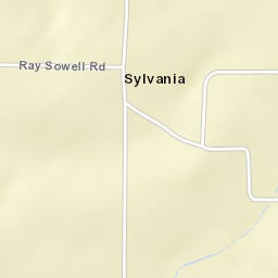 Sylvania Arkansas Street Map