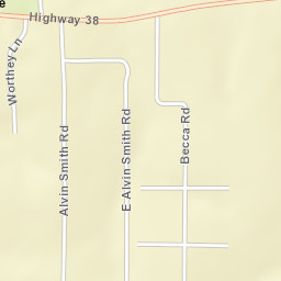 Butlerville Arkansas Street Map