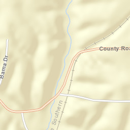 Hines Alabama Street Map