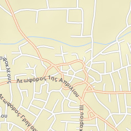 Aradíppou Street Map