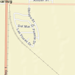 Barsug California Street Map