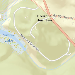 Fourche Junction Arkansas Street Map