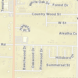 Pinewoods Addition Arkansas Street Map
