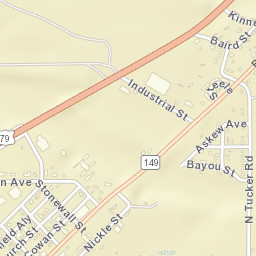 Hughes Arkansas Street Map