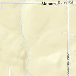 Skinem Alabama Street Map