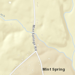 Mint Spring Alabama Street Map