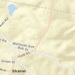 Sharon, SC, America Street Map