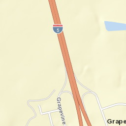 Grapevine California Street Map