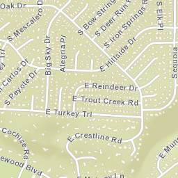 Munds Park Arizona Street Map