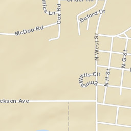 708 West Gene Stipe Boulevard, McAlester Street Map
