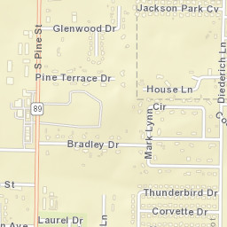 Mark Lynn Terrace Arkansas Street Map