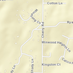 Windwood Heights Arkansas Street Map