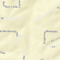 Dogwood Meadows Arkansas Street Map
