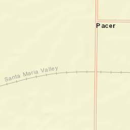 Pacer California Street Map