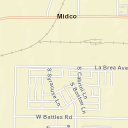 Midco California Street Map
