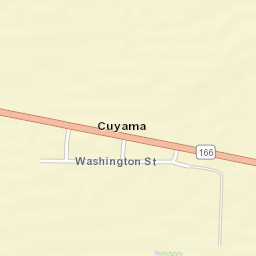 Cuyama California Street Map
