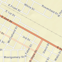 700-798 East 2nd Street, Clarendon, TX  Street Map