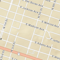 101-183 North 2nd Street, McAlester, OK  Street Map