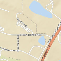 North George Nigh Expressway McAlester OK Street Map