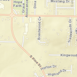 Kingwood Addition Arkansas Street Map