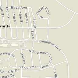 Wherry Housing California Street Map