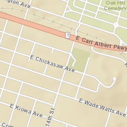 South Strong Boulevard, McAlester, OK Street Map