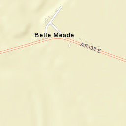 Belle Meade Arkansas Street Map