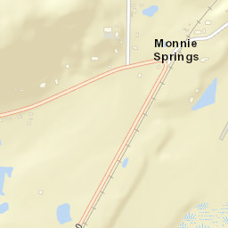 Monnie Springs Arkansas Street Map