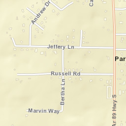 Parnell Arkansas Street Map