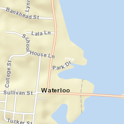 6990 County Road 14, Waterloo, AL  Street Map