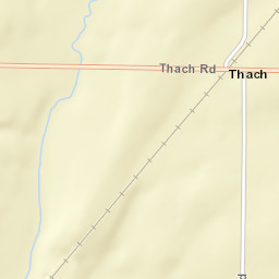 Thach Alabama Street Map