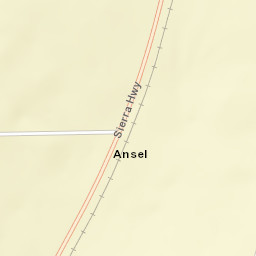 Ansel California Street Map