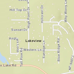 Lakeview Arizona Street Map