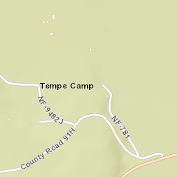 Tempe Camp Arizona Street Map