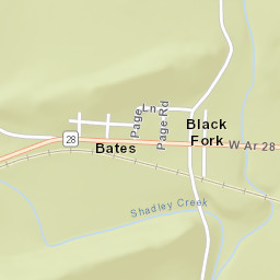 Bates Arkansas Street Map