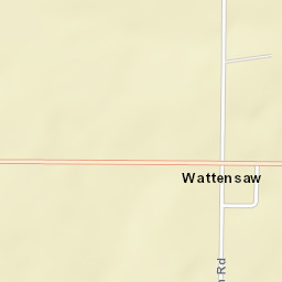 Wattensaw Arkansas Street Map