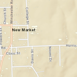 New Market Alabama Street Map