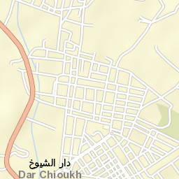 Dar Chioukh Street Map