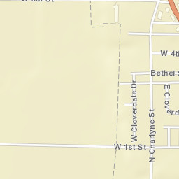 1128 North Charlyne Avenue Brinkley AR Street Map