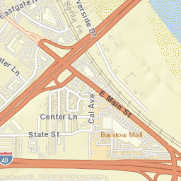 Montara Road & Interstate 40 & U.S. Route Street Map