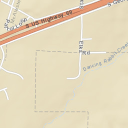 2162-2588 South George Nigh Expressway, McAlester Street Map