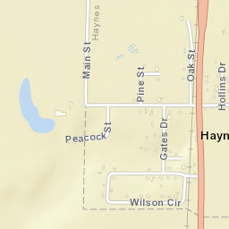 Haynes Arkansas Street Map