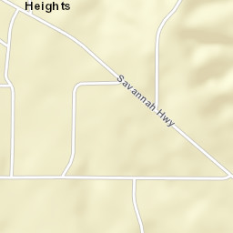 Central Heights Alabama Street Map